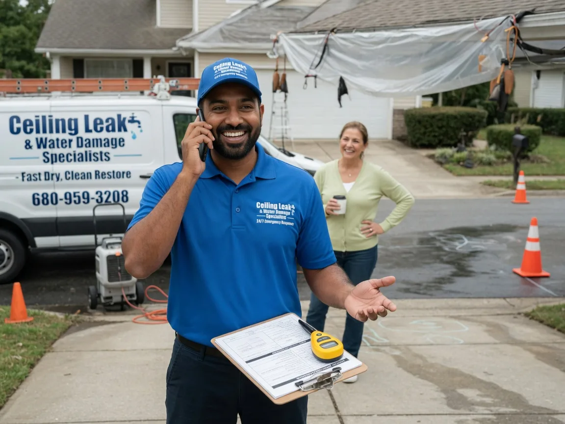 Ceiling Leak Cleanup White Hall, IL FAQs
